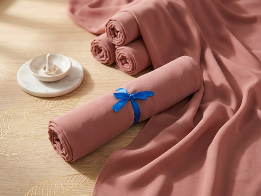 Plain Chiffon Scarf – Dusty Rose