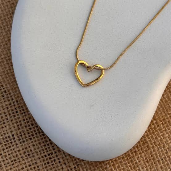 Stainless Steel Heart Pendant Necklace